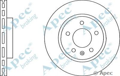 APEC BRAKING dsk3077 -  Тормозной диск